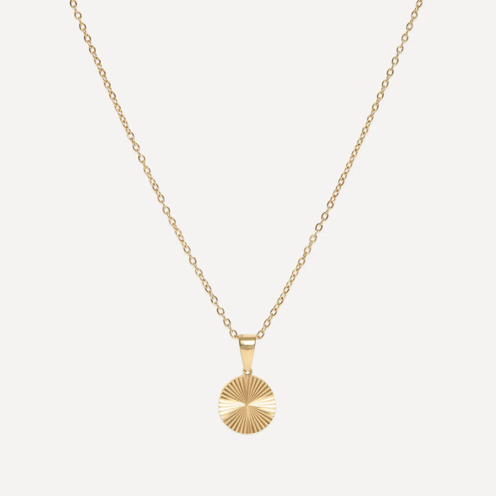 Sun Necklace in Gold
