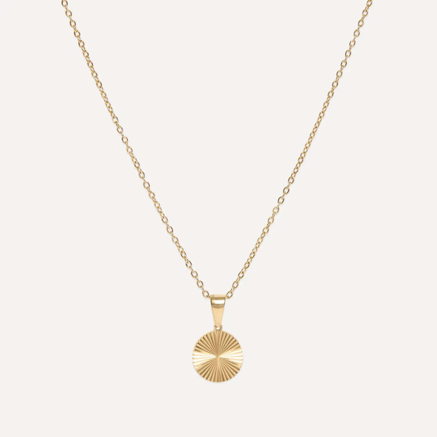 Sun Necklace in Gold