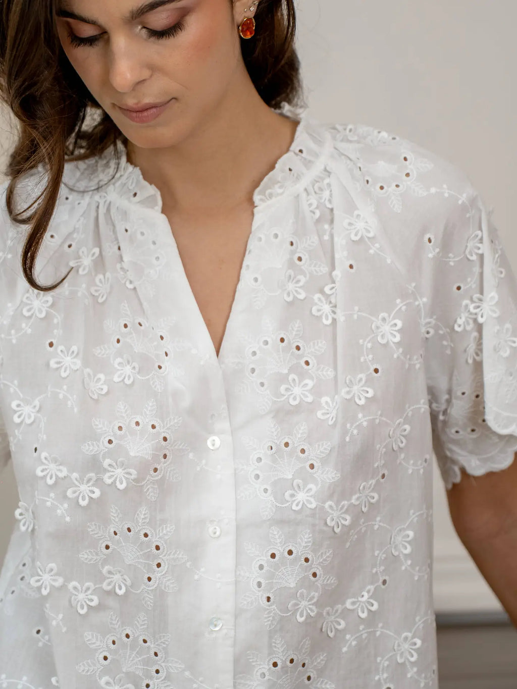 Cotton Top in White