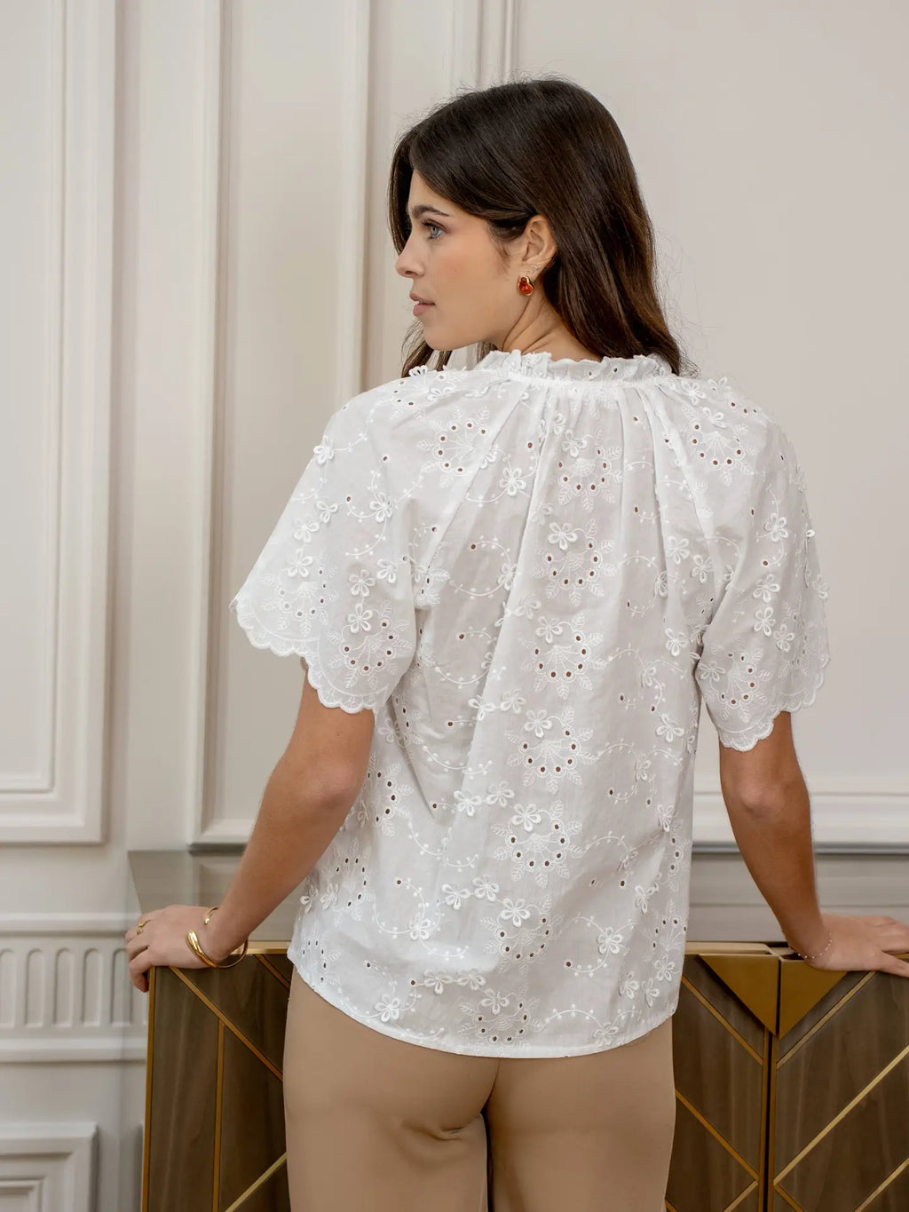Cotton Top in White