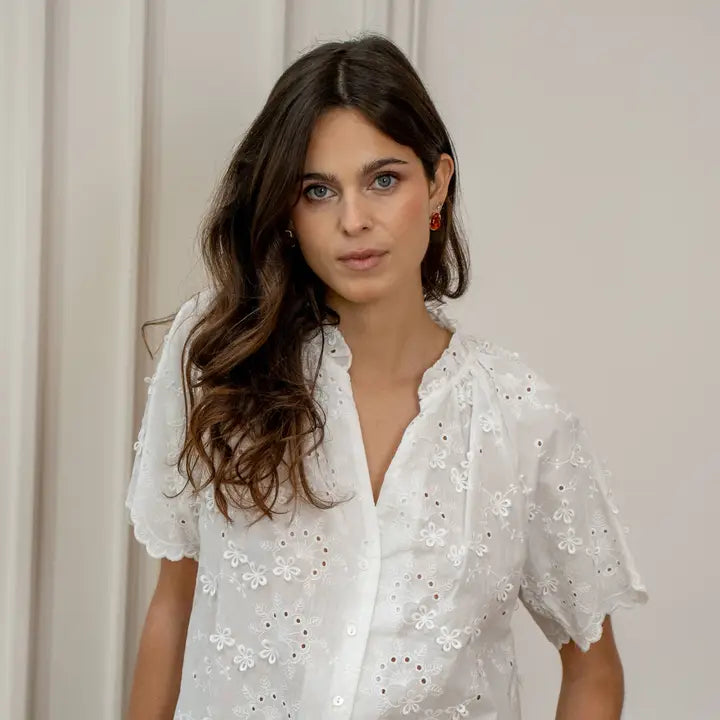 Cotton Top in White
